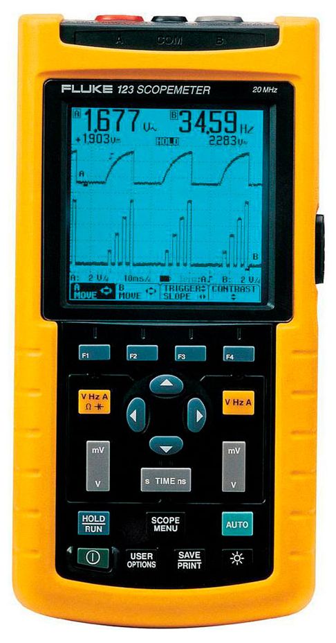 Осцилограф-мультиметр Fluke 123