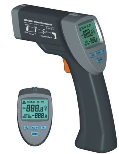 Цифровий інфрачервоний термометр / пірометр MS6530