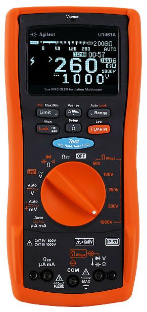 Вимірювач опору ізоляції U1461A Keysight